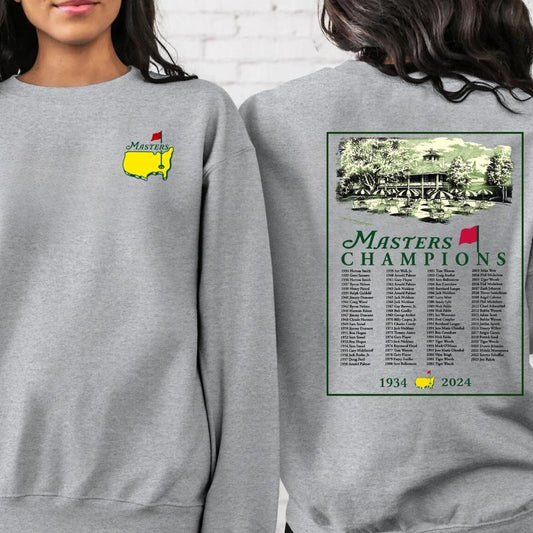 2025 Masters Tournament Augusta 91 Years 2 Sided Sweatshirt Hoodie, Golf Tournament Shirt, All season Outfit | WearSparks.com
