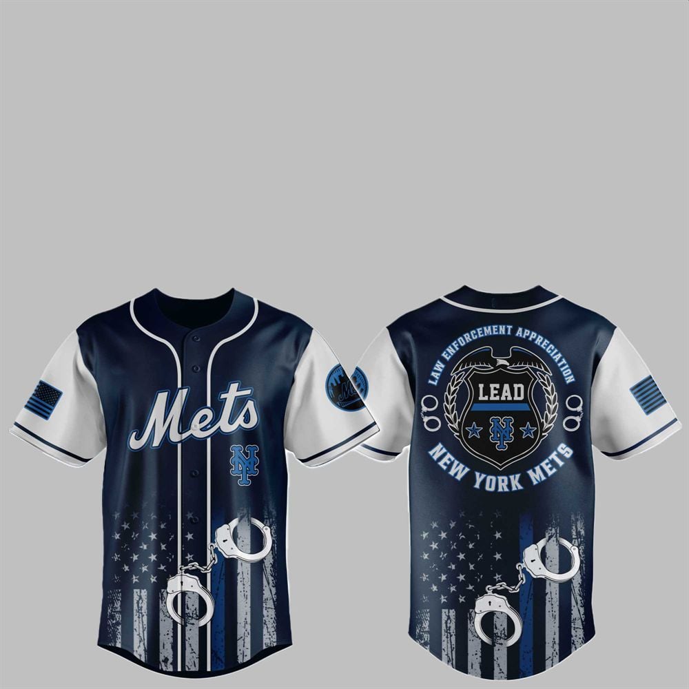 2025 Mets x Law Enforcement Appreciation Day Jersey - Grishko.com T-Shirts, Hoodie, Sweatshirt | WearSparks.com (Image 1)
