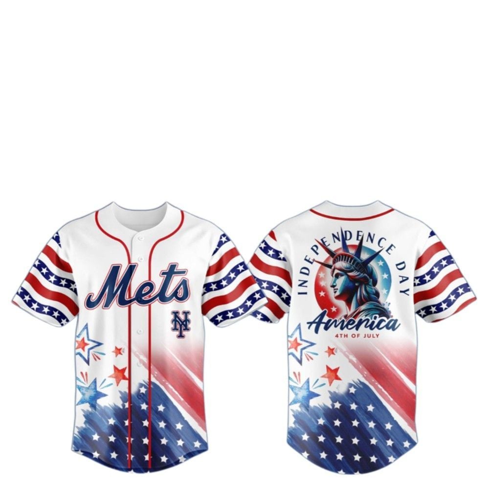 2025 NY Mets Celebrate the 4th of July Jersey - Grishko.com T-Shirts, Hoodie, Sweatshirt | WearSparks.com (Image 2)