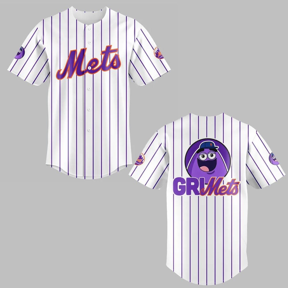 2025 NY Mets Grimace Jersey - Grishko.com T-Shirts, Hoodie, Sweatshirt | WearSparks.com (Image 1)