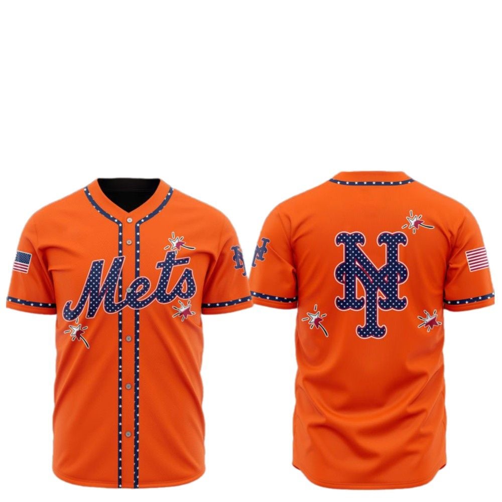 2025 NY Mets Happy Independence Day Baseball Jersey - Grishko.com T-Shirts, Hoodie, Sweatshirt | WearSparks.com (Image 2)