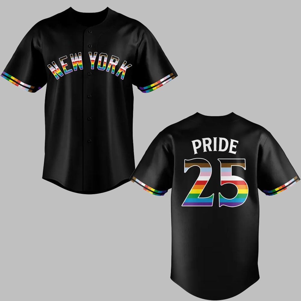 2025 NY Yankees Happy Pride Month Jersey - Grishko.com T-Shirts, Hoodie, Sweatshirt | WearSparks.com (Image 1)