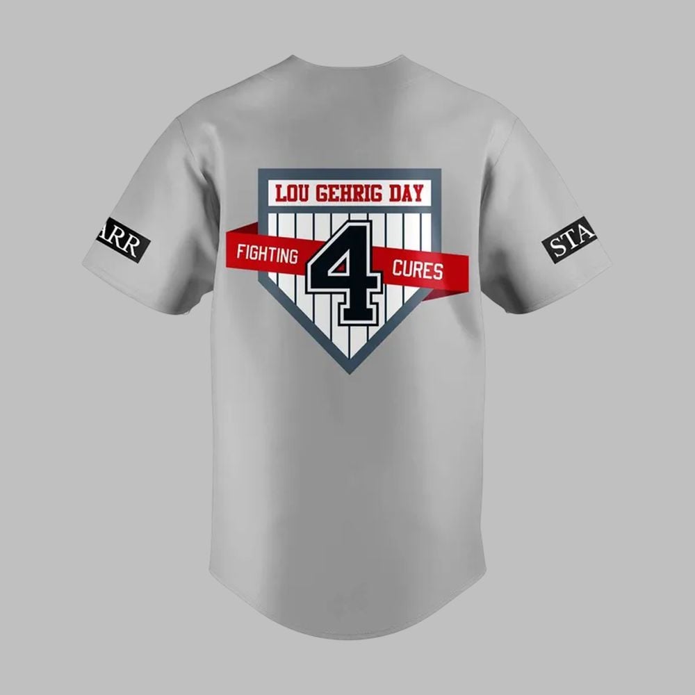 2025 NY Yankees Lou Gehrig Day Jersey - Grishko.com T-Shirts, Hoodie, Sweatshirt | WearSparks.com (Image 2)