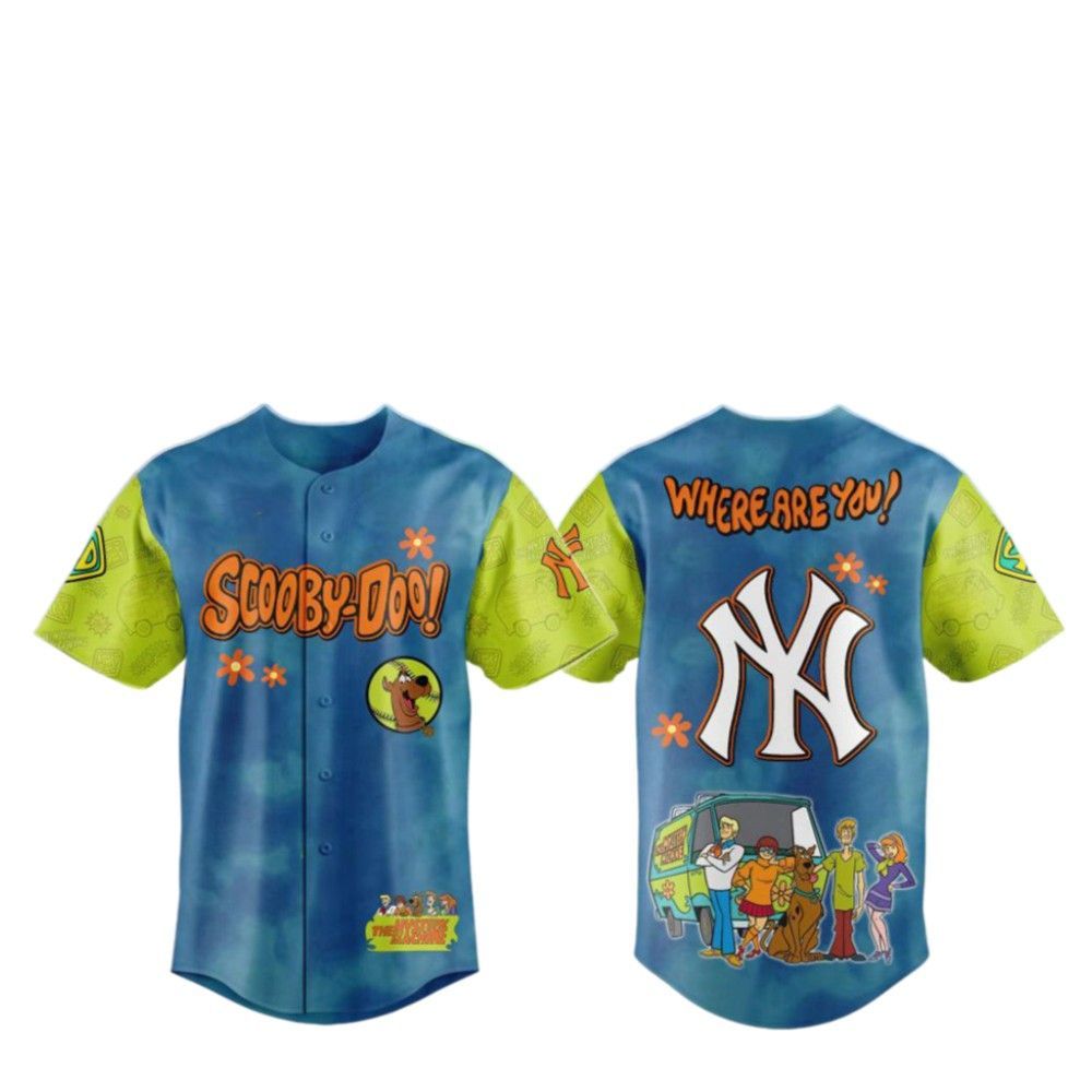 2025 NY Yankees Scooby-Doo Baseball Jersey - Grishko.com T-Shirts, Hoodie, Sweatshirt | WearSparks.com (Image 2)