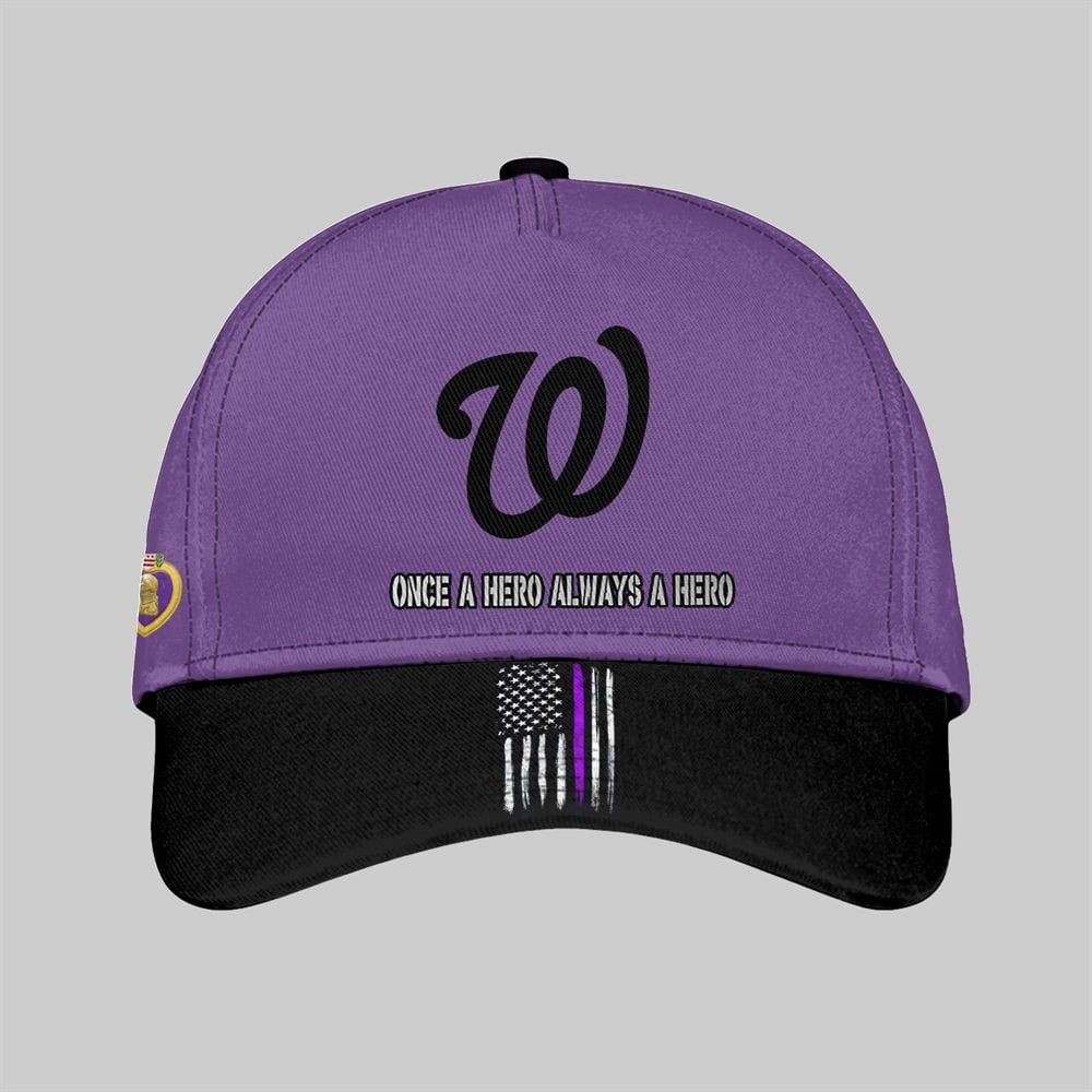 2025 Nationals National Purple Heart Day Jersey - Grishko.com T-Shirts, Hoodie, Sweatshirt | WearSparks.com (Image 2)