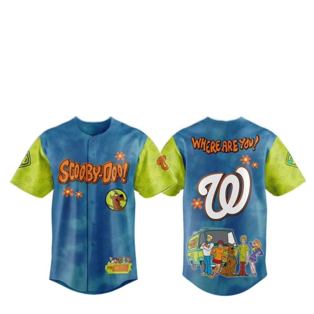 2025 Nationals Scooby-Doo Baseball Jersey - Grishko.com T-Shirts, Hoodie, Sweatshirt | WearSparks.com (Image 2)