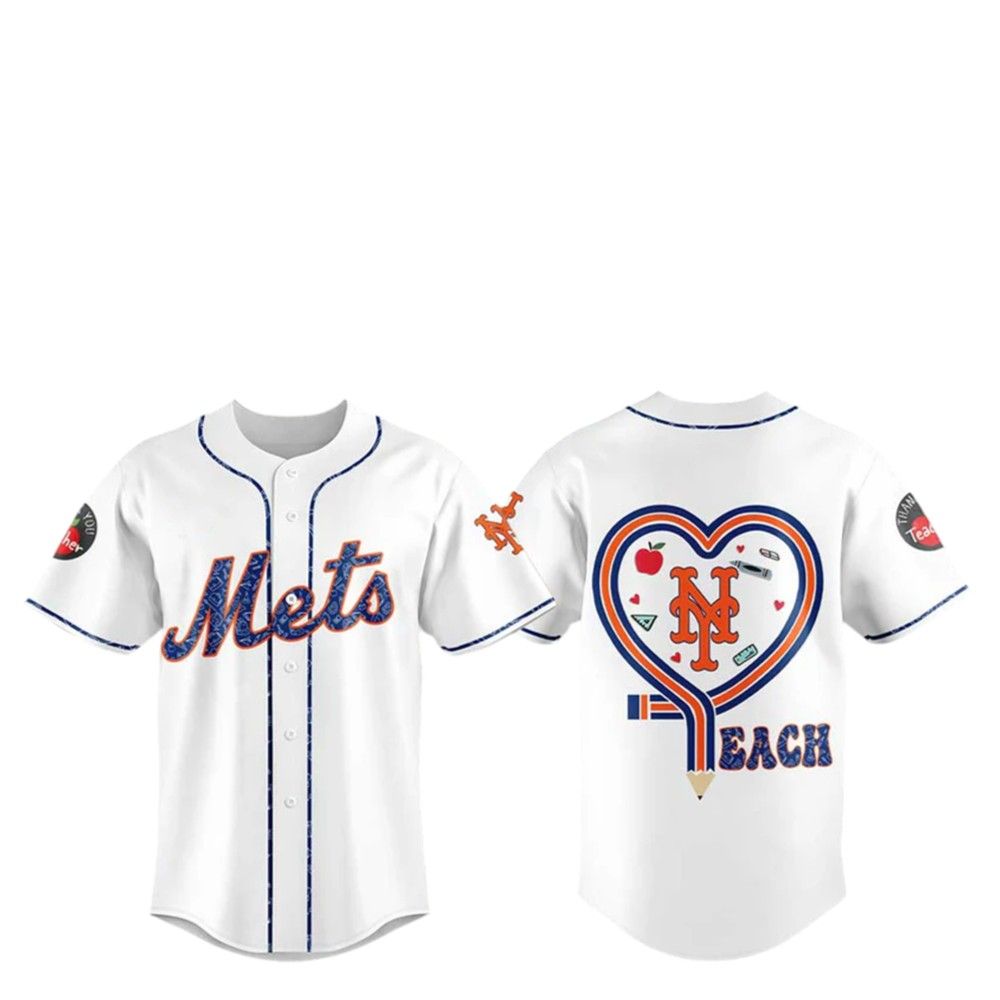 2025 New York Mets Teacher Appreciation Jersey - Grishko.com T-Shirts, Hoodie, Sweatshirt | WearSparks.com (Image 2)