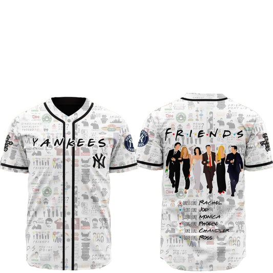 2025 New York Yankees Friends Baseball Jersey - Grishko.com T-Shirts, Hoodie, Sweatshirt | WearSparks.com
