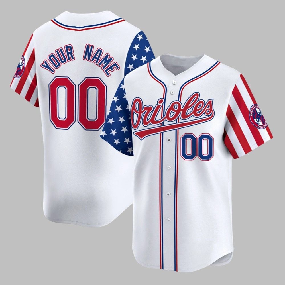 2025 Orioles Rutschman Fouth Of July Jersey - Grishko.com T-Shirts, Hoodie, Sweatshirt | WearSparks.com (Image 2)