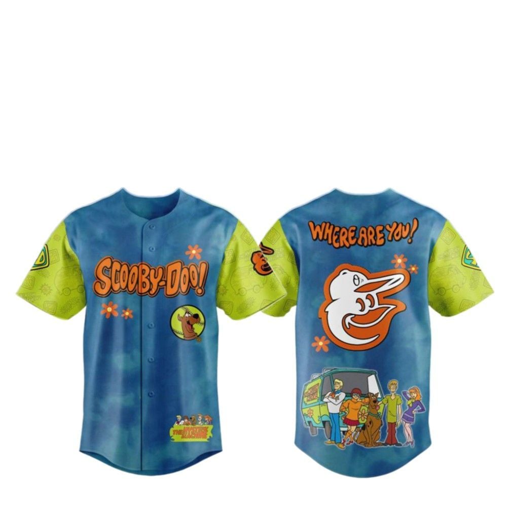 2025 Orioles Scooby-Doo Baseball Jersey - Grishko.com T-Shirts, Hoodie, Sweatshirt | WearSparks.com (Image 2)