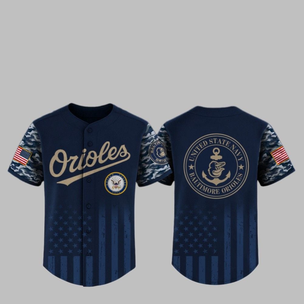 2025 Orioles US Navy Appreciation Night Jersey - Grishko.com T-Shirts, Hoodie, Sweatshirt | WearSparks.com (Image 1)