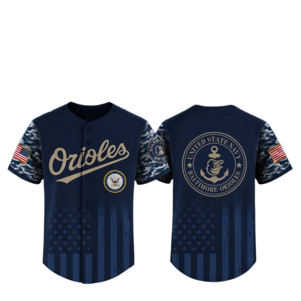 2025 Orioles US Navy Appreciation Night Jersey - Grishko.com T-Shirts, Hoodie, Sweatshirt | WearSparks.com (Image 2)