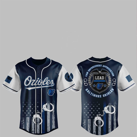 2025 Orioles Law Enforcement Appreciation Day Jersey - Grishko.com T-Shirts, Hoodie, Sweatshirt | WearSparks.com (Image 1)