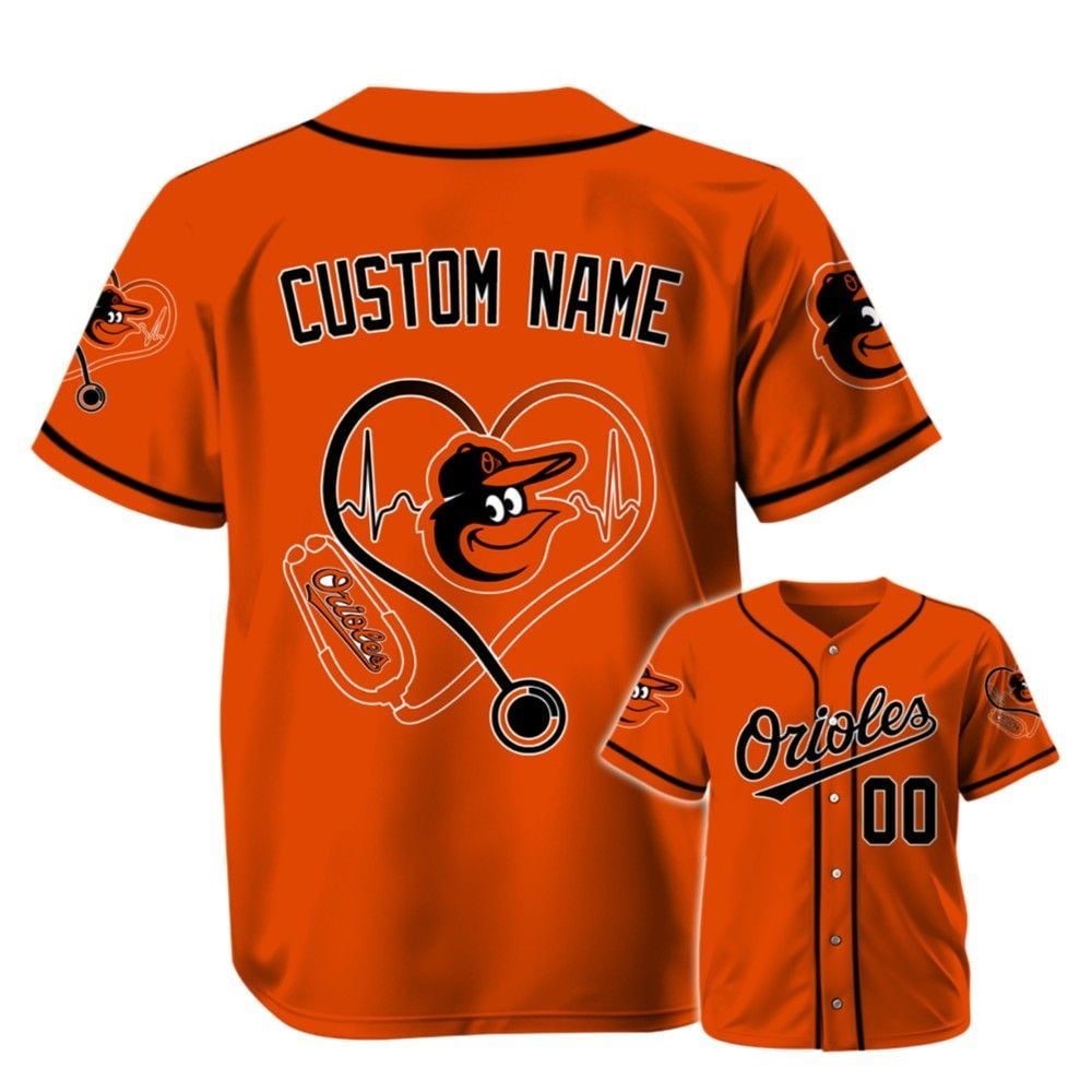 2025 Orioles Nurse Heartbeat Jersey - Grishko.com T-Shirts, Hoodie, Sweatshirt | WearSparks.com (Image 2)