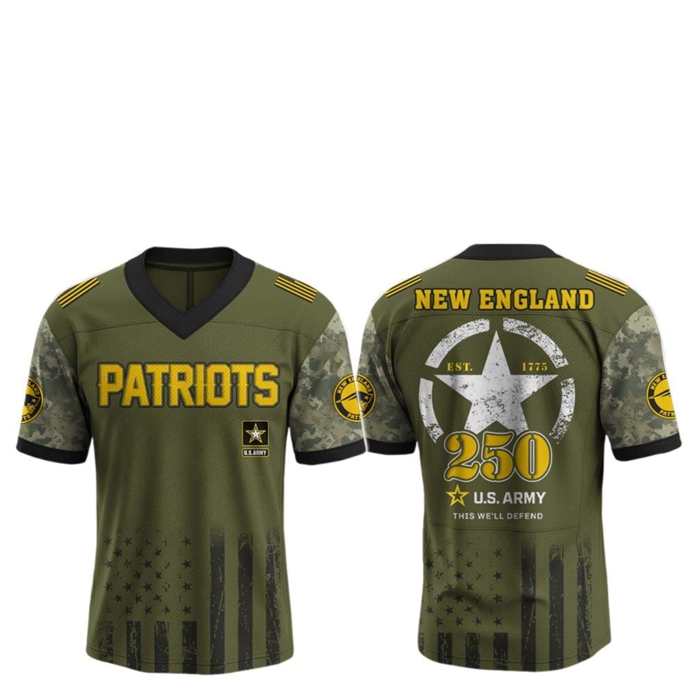 2025 Patriots 250th Anniversary US Army Jersey - Grishko.com T-Shirts, Hoodie, Sweatshirt | WearSparks.com (Image 2)