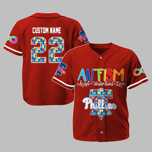 2025 Phillies Autism Awareness Baseball Jersey - Grishko.com T-Shirts, Hoodie, Sweatshirt | WearSparks.com (Image 1)