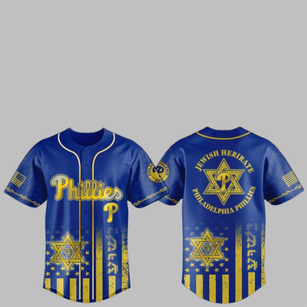 2025 Phillies Jewish Heritage Night Jersey - Grishko.com T-Shirts, Hoodie, Sweatshirt | WearSparks.com (Image 1)