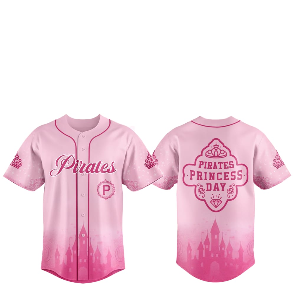 2025 Pittsburgh Pirates Princess Day Baseball Jersey - Grishko.com T-Shirts, Hoodie, Sweatshirt | WearSparks.com (Image 1)