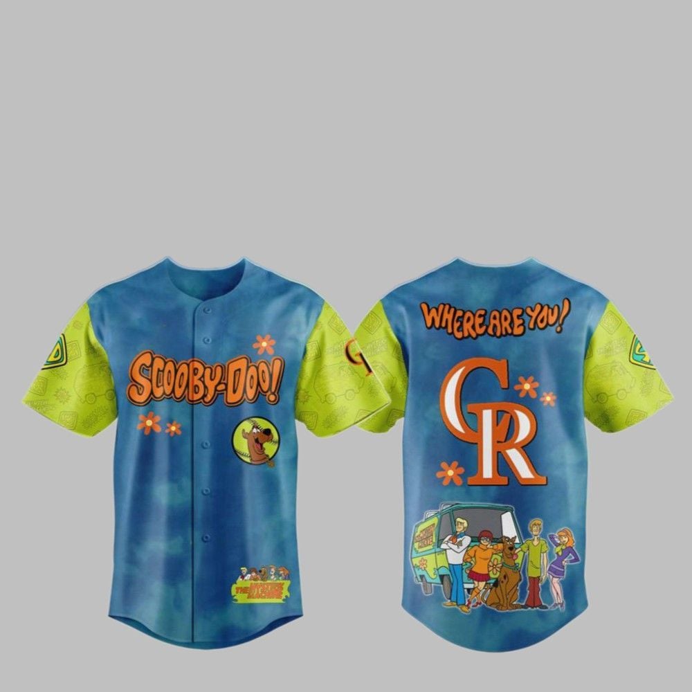 2025 Rockies Scooby-Doo Baseball Jersey - Grishko.com T-Shirts, Hoodie, Sweatshirt | WearSparks.com (Image 1)