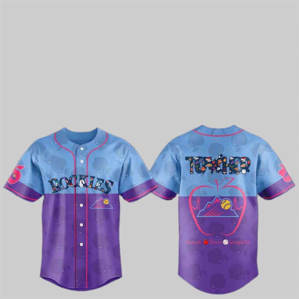 2025 Rockies TEACHER NIGHT City Connect Jersey - Grishko.com T-Shirts, Hoodie, Sweatshirt | WearSparks.com (Image 1)