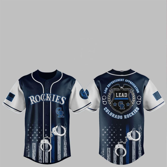 2025 Rockies Law Enforcement Appreciation Day Jersey - Grishko.com T-Shirts, Hoodie, Sweatshirt | WearSparks.com (Image 1)