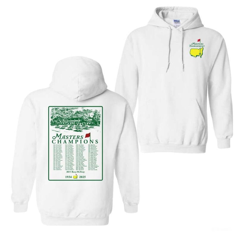 2025 Rory Mcilroy Masters Augusta National Champs Hoodie, Master Tournament Augusta National Golf Clubs 2025 Hoodie, The...