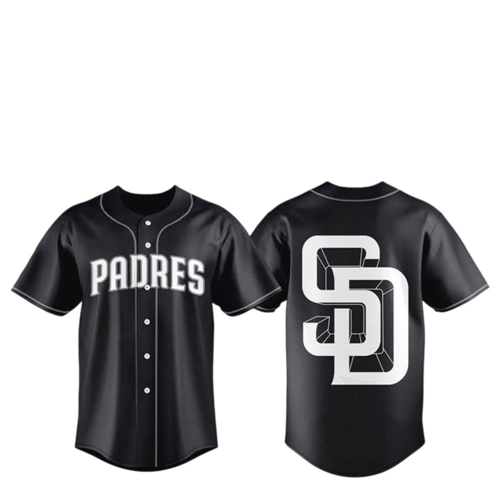2025 SD Padres Black Lights Out Jersey - Grishko.com T-Shirts, Hoodie, Sweatshirt | WearSparks.com (Image 2)