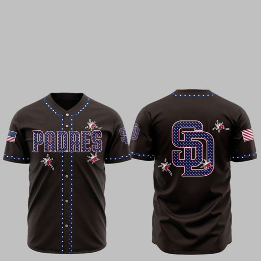 2025 SD Padres Happy Independence Day Baseball Jersey - Grishko.com T-Shirts, Hoodie, Sweatshirt | WearSparks.com (Image 1)