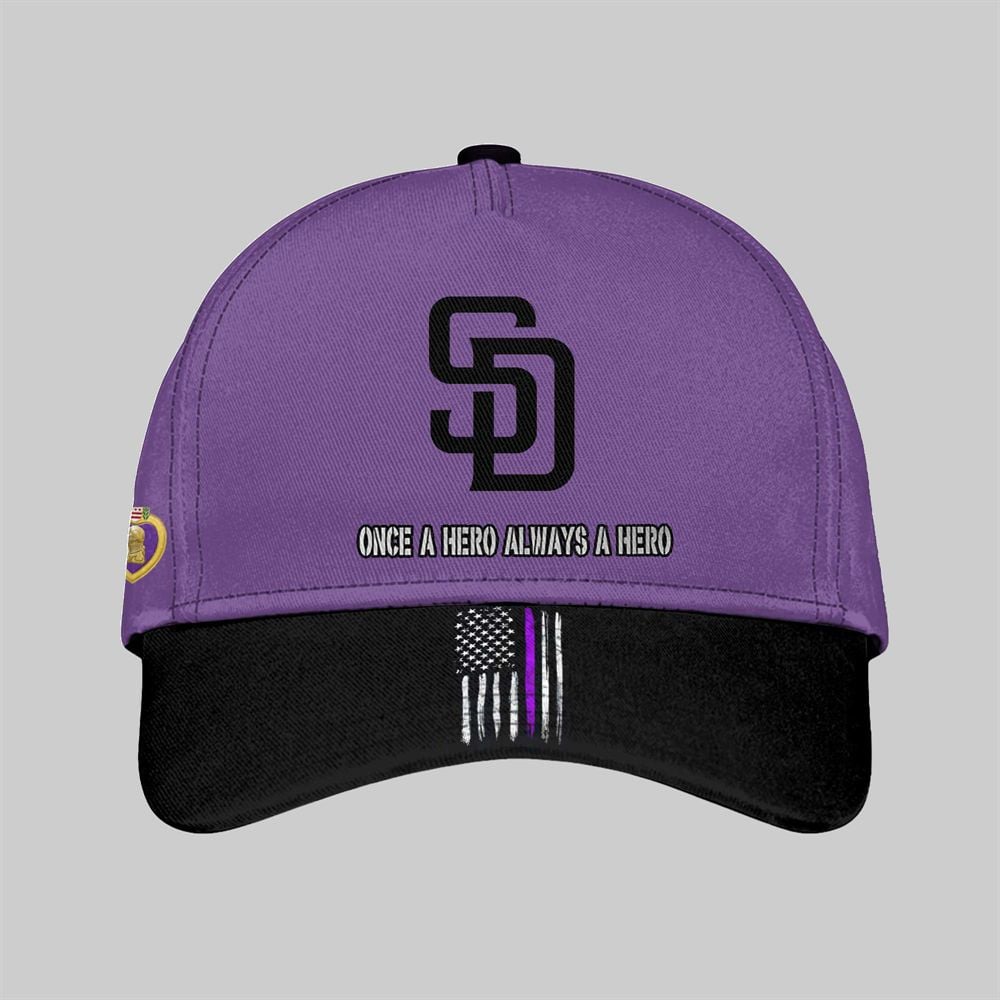 2025 SD Padres National Purple Heart Day Jersey - Grishko.com T-Shirts, Hoodie, Sweatshirt | WearSparks.com (Image 2)