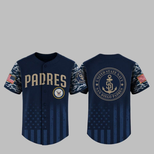 2025 SD Padres US Navy Appreciation Night Jersey - Grishko.com T-Shirts, Hoodie, Sweatshirt | WearSparks.com (Image 1)