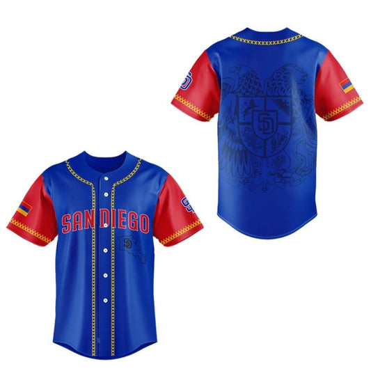 2025 SD Padres x Armenian Heritage Night Jersey - Grishko.com T-Shirts, Hoodie, Sweatshirt | WearSparks.com (Image 1)
