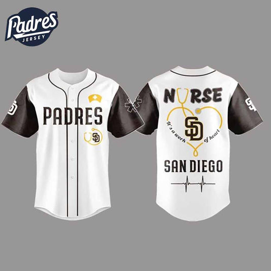 2025 San Diego Padres Nurses Night Baseball Jersey - Padres Jersey Oasis: Elevate Your Baseball Style Game T-Shirts,...