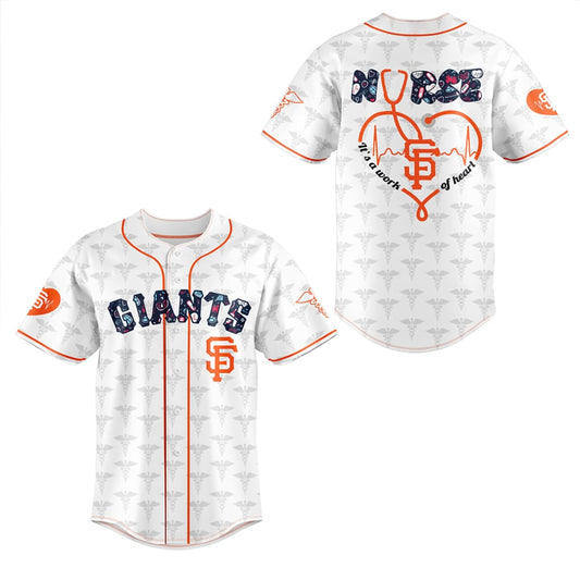 2025 San Francisco Giants NURSES NIGHT Jersey - Grishko.com T-Shirts, Hoodie, Sweatshirt | WearSparks.com (Image 1)