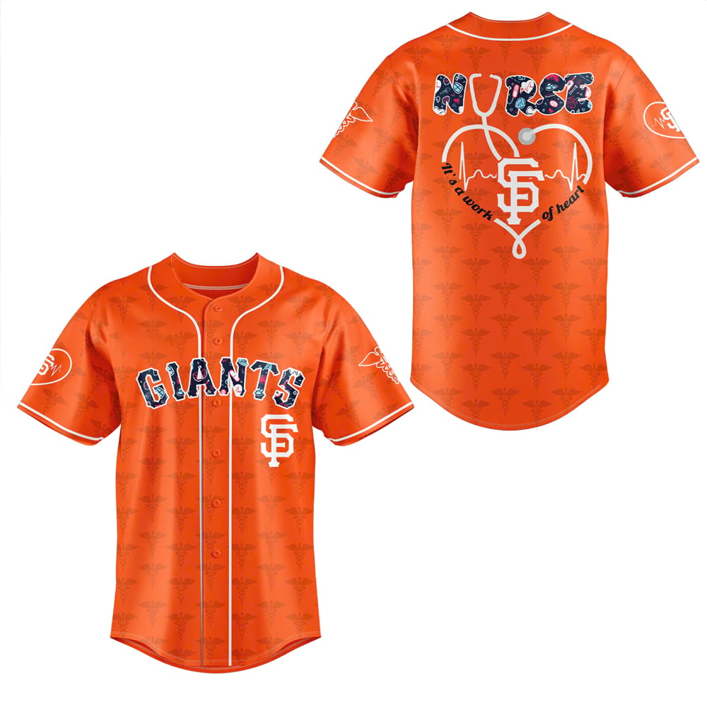 2025 San Francisco Giants NURSES NIGHT Jersey - Grishko.com T-Shirts, Hoodie, Sweatshirt | WearSparks.com (Image 2)