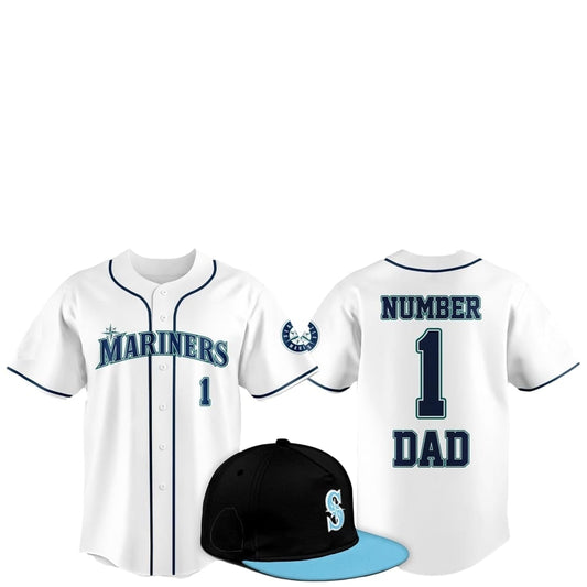2025 Seattle Mariners Father Day Number 1 Dad Baseball Jersey - Grishko.com T-Shirts, Hoodie, Sweatshirt | WearSparks.com