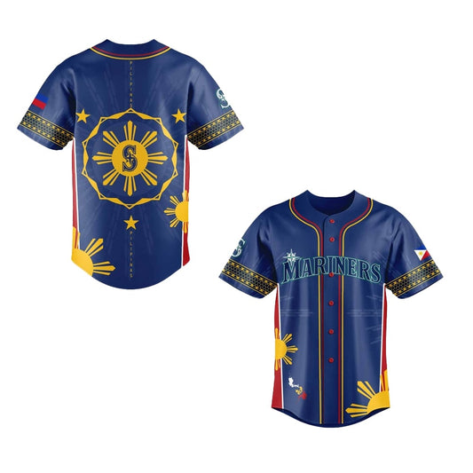 2025 Seattle Mariners Filipino Heritage Night Baseball Jersey Combo - Grishko.com T-Shirts, Hoodie, Sweatshirt (Image 1)