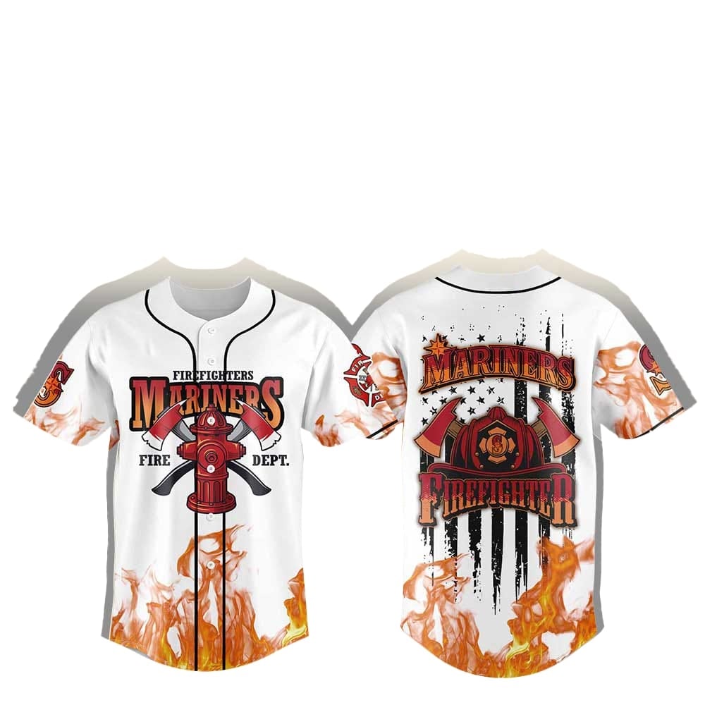 2025 Seattle Mariners Firefighter Appreciation Baseball Jersey Combo - Grishko.com T-Shirts, Hoodie, Sweatshirt (Image 1)