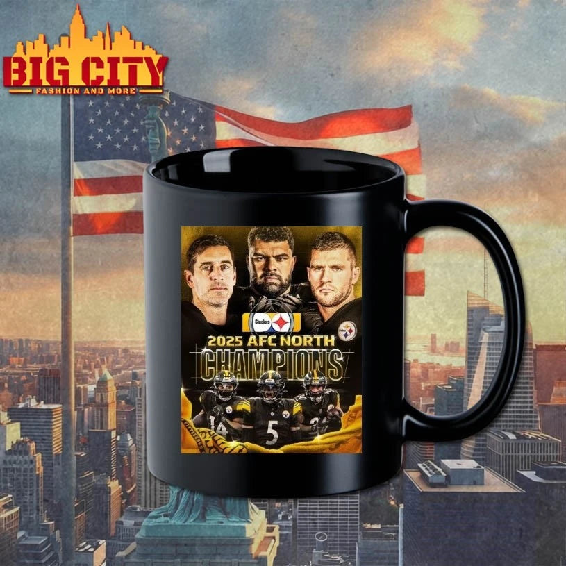 2025 Steelers AFC North Champions poster shirt