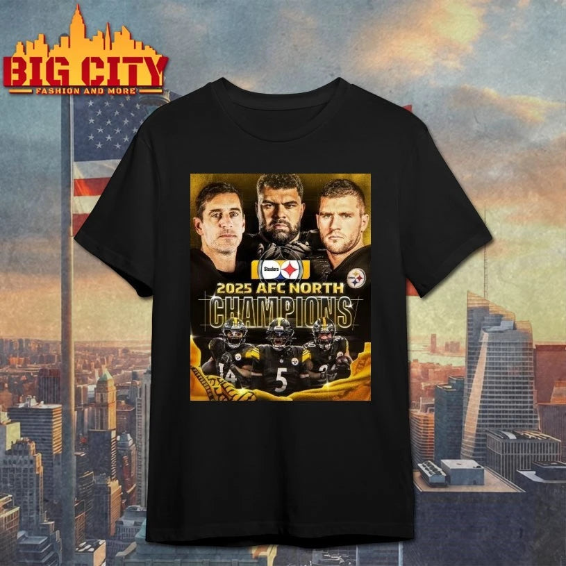 2025 Steelers AFC North Champions poster shirt