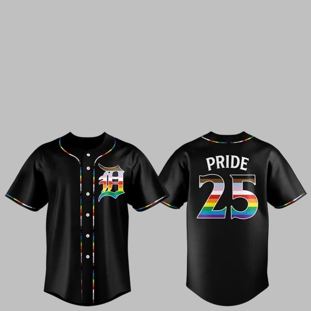 2025 Tigers Celebrate Pride Month Jersey - Grishko.com T-Shirts, Hoodie, Sweatshirt | WearSparks.com (Image 1)