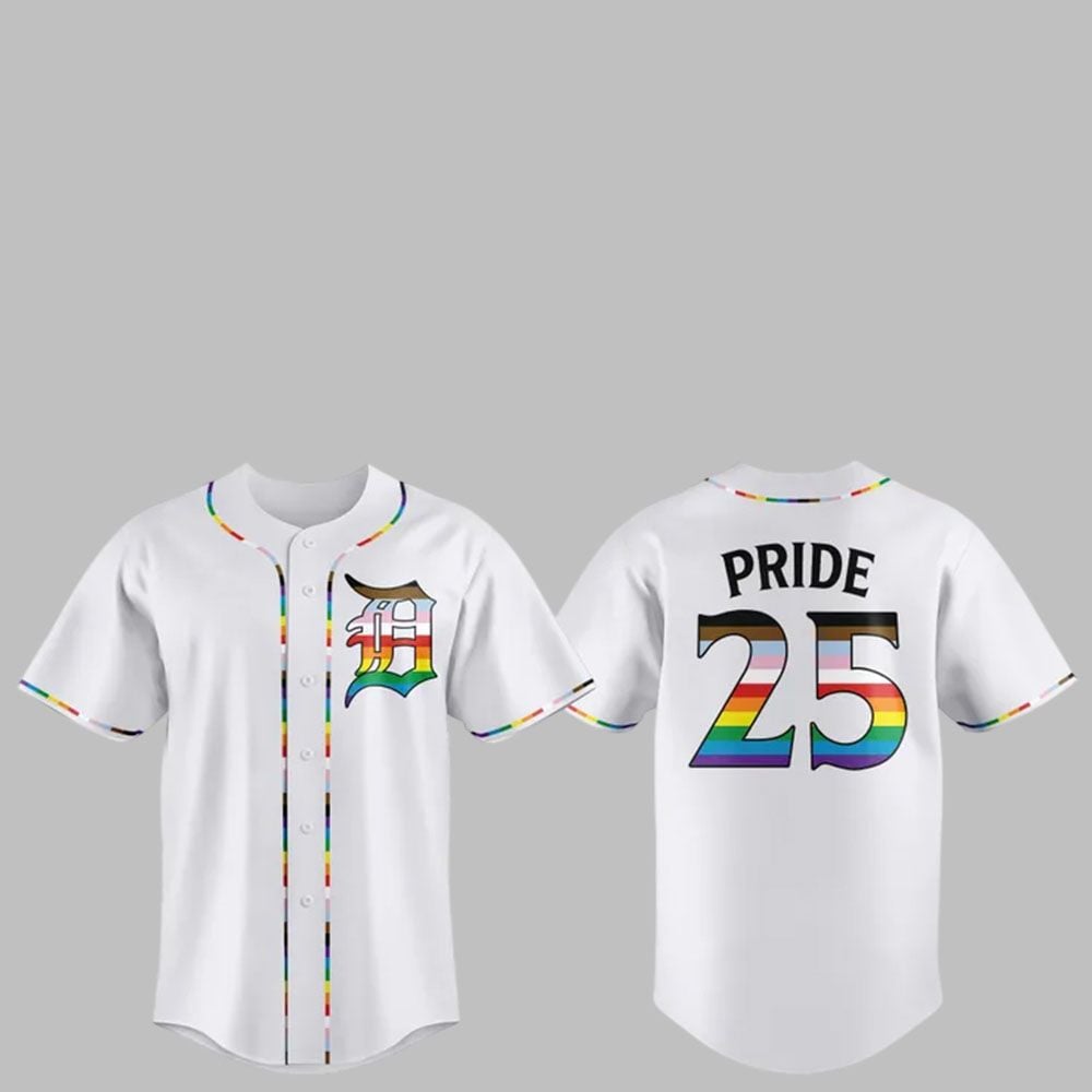 2025 Tigers Celebrate Pride Month Jersey - Grishko.com T-Shirts, Hoodie, Sweatshirt | WearSparks.com (Image 2)