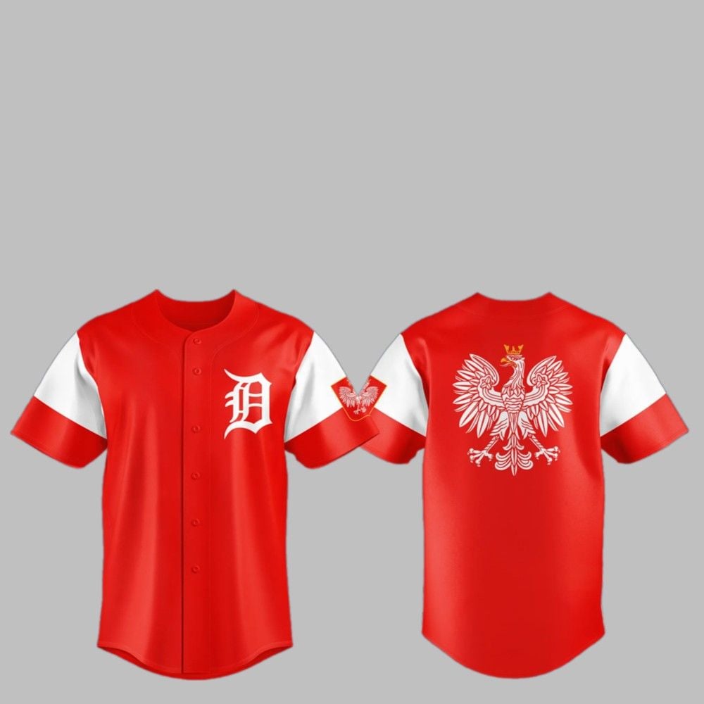 2025 Tigers Polish American Heritage Jersey - Grishko.com T-Shirts, Hoodie, Sweatshirt | WearSparks.com (Image 1)
