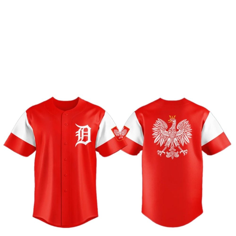 2025 Tigers Polish American Heritage Jersey - Grishko.com T-Shirts, Hoodie, Sweatshirt | WearSparks.com (Image 2)