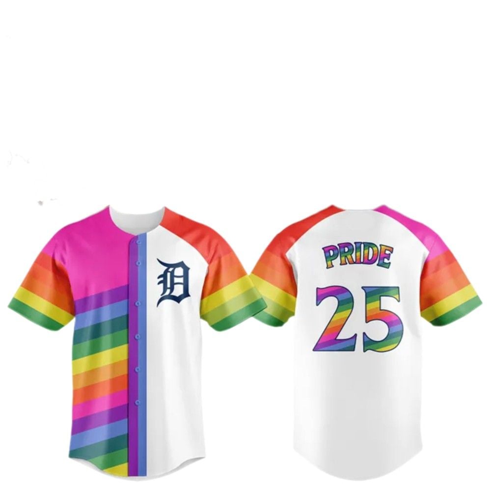 2025 Tigers Pride Night Jersey - Grishko.com T-Shirts, Hoodie, Sweatshirt | WearSparks.com (Image 2)