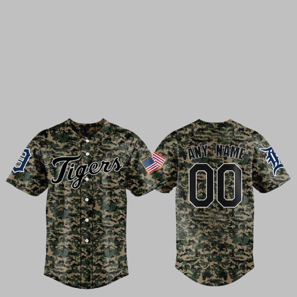2025 Tigers Veteran Day Jersey - Grishko.com T-Shirts, Hoodie, Sweatshirt | WearSparks.com (Image 1)