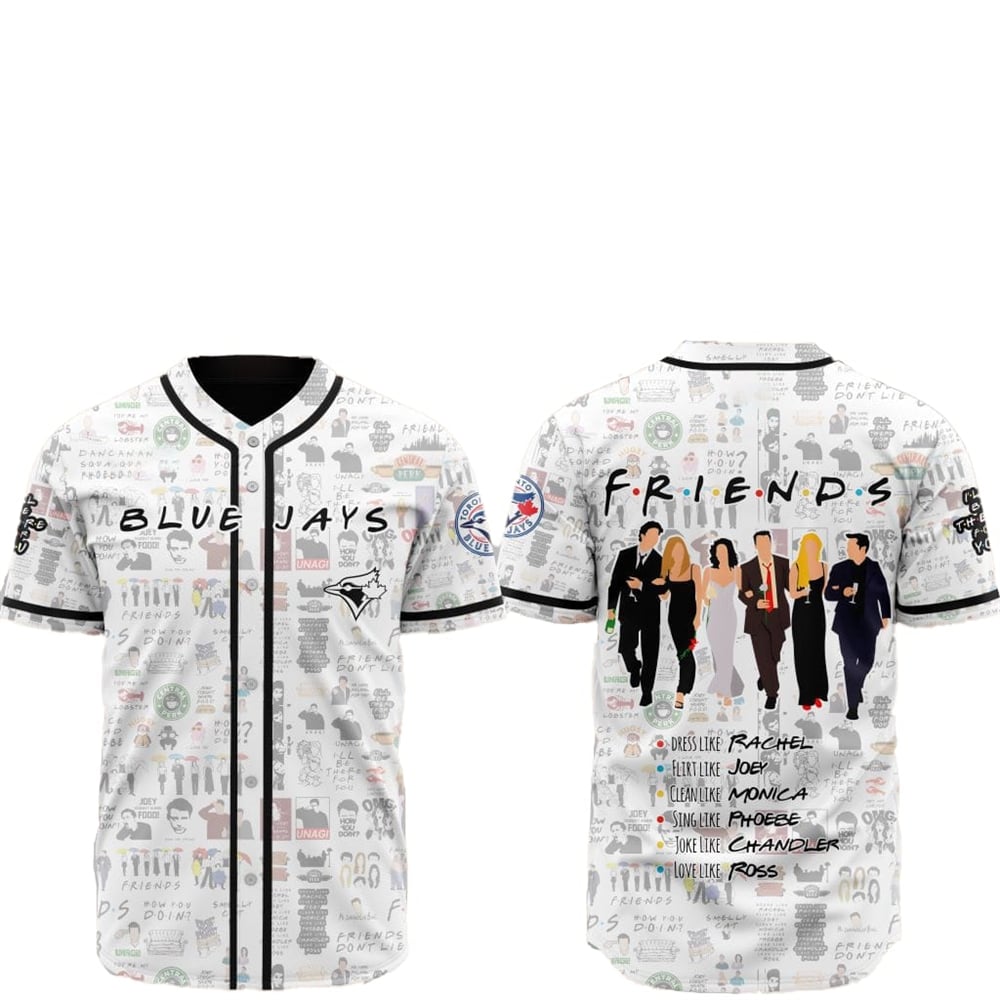2025 Toronto Blue Jays Friends Baseball Jersey - Grishko.com T-Shirts, Hoodie, Sweatshirt | WearSparks.com