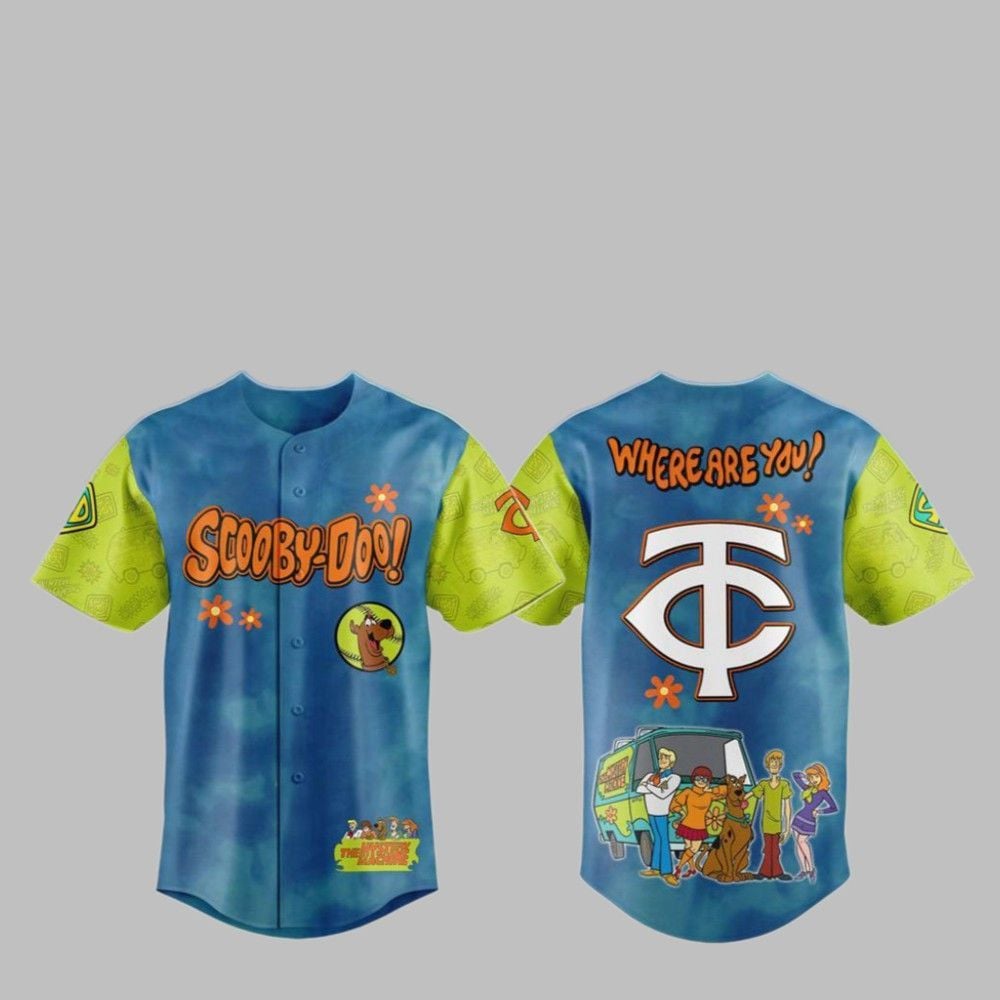 2025 Twins Scooby-Doo Baseball Jersey - Grishko.com T-Shirts, Hoodie, Sweatshirt | WearSparks.com (Image 1)