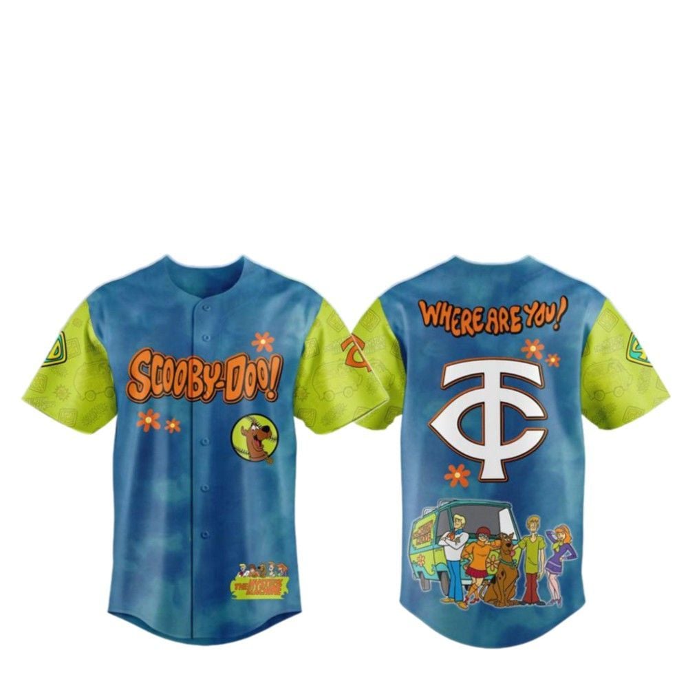 2025 Twins Scooby-Doo Baseball Jersey - Grishko.com T-Shirts, Hoodie, Sweatshirt | WearSparks.com (Image 2)