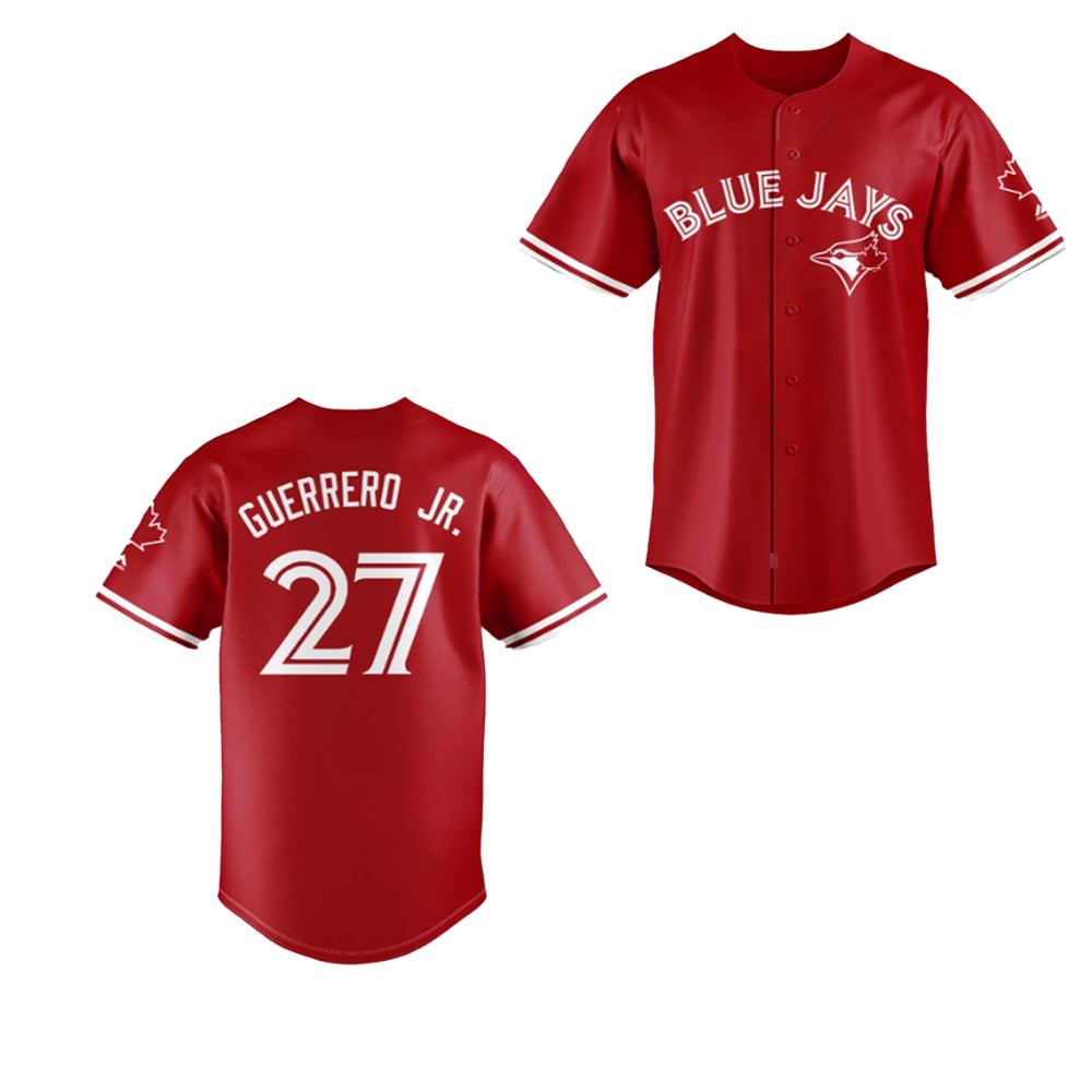 2025 Vladimir Guerrero Jr Blue Jays Canada Day Baseball Jersey - Grishko.com T-Shirts, Hoodie, Sweatshirt | WearSparks.com