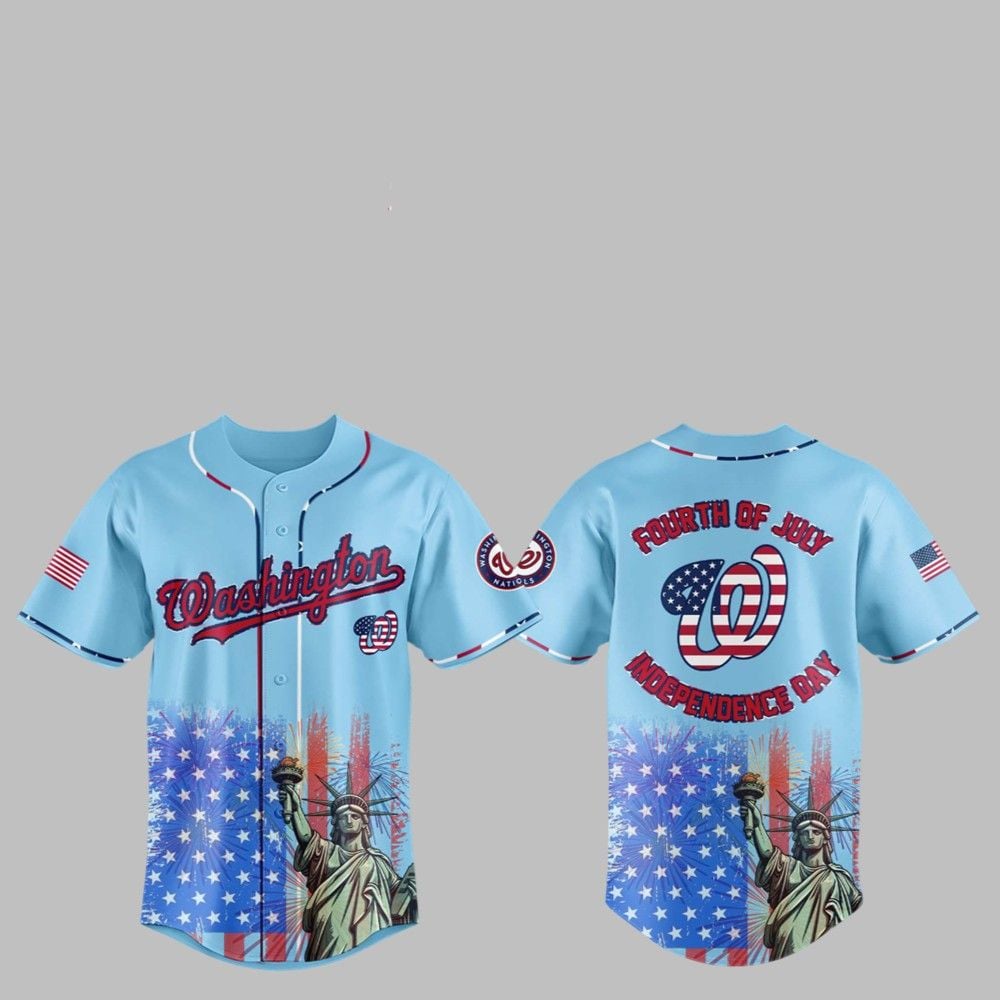2025 Washington Fourth Of July Jersey - Grishko.com T-Shirts, Hoodie, Sweatshirt | WearSparks.com (Image 1)